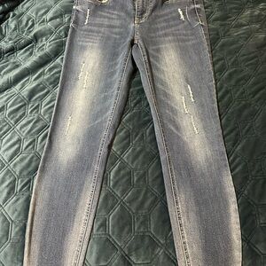 Makers of True Originals Gray Distressed Skinny Jeans